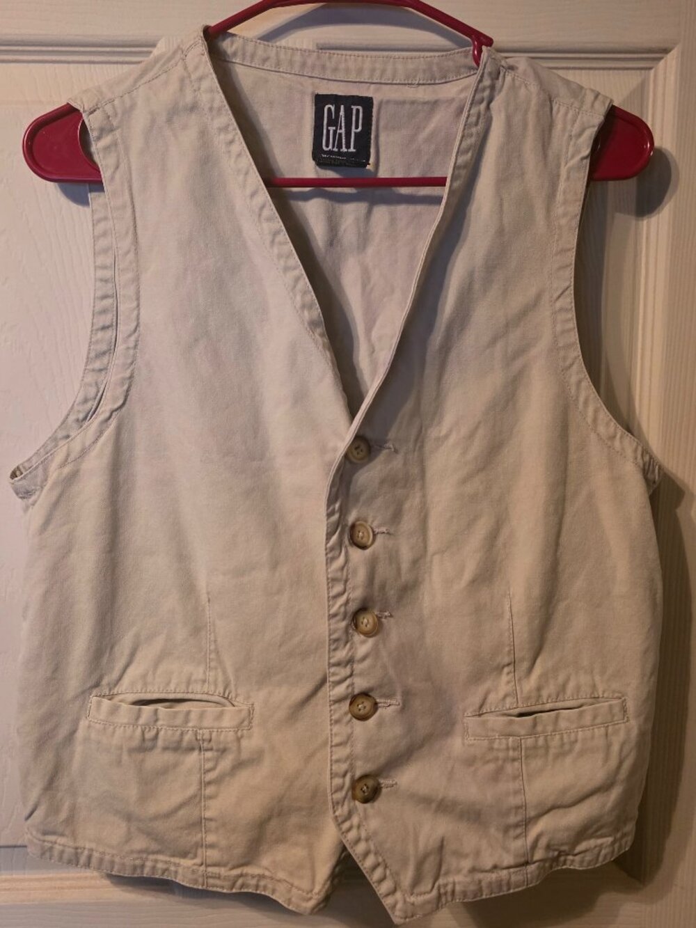 GAP Cream Vest XSmall